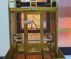 Large Top sitting, moving cages for Grey parrot and other birds